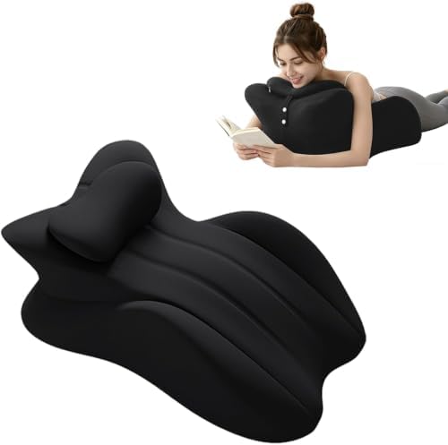 Memory Foam Wedge Pillow, 27° Body Support Pillow- Black by Unknown