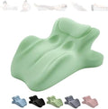 Couples Pillow, 27° Ergonomic Memory Foam Wedge Pillow – Multi-Position Back & Lumbar Support For Sleeping, Reading & Relaxing(Green) by Unknown