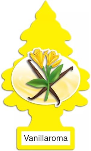 LITTLE TREES Car Air Freshener | Hanging Paper Tree for Home or Car | Vanillaroma | Pack of 6 by LITTLETREES
