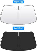 Front Windshield Sun Shade Custom Fit for BMW 3 Series/F30/F31/F80/M3 2014-2020 Sunshade Foldable UV Ray Reflector Sun Visor Protector Accessories Shield Cover Reflective (for BMW 3 Series 2014-2020) - Image 5