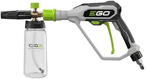 EGO Power+ Premium Brass Foam Cannon with Foam Control Knob and Nozzle Adjustment, Compatible with 3200PSI Pressure Washer HPW3200/HPW3204-2 - AFC3200 - Image 2