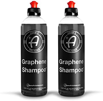 Adam's Polishes Graphene Shampoo - Ceramic Coating Infused Car Wash Soap - Powerful Cleaner & Protection - pH Neutral, High Suds For Foam Cannon, Foam Gun, Or Detailing Bucket (2 Pack) by AdamsPolishes