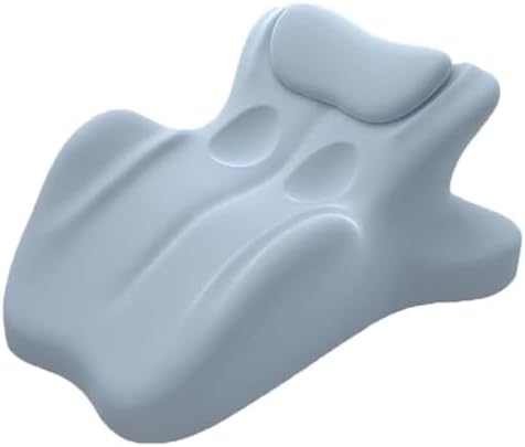 27 Degree Wedge Pillow, Ergonomic 27° Angle Memory Foam Wedge Pillow, Sweet Spot Support Pillow, for Reading, Lounging, and Home Relaxation(Blue) by Unknown