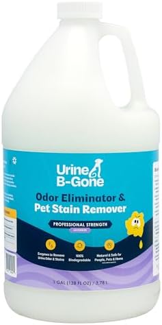 Urine B-Gone Enzyme Cleaner for Human, Cat & Dog Urine, Lavender, 1 Gallon by URINEB-GONE