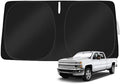 Windshield Sun Shade for Chevrolet Silverado 2014-2019 by TOBNIFFDSunShade