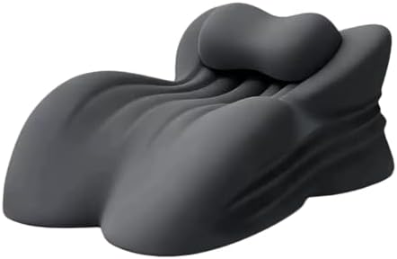 Wedge Pillow kit for preventing snoring and Intimate Contact Provides Multi-Angle Support for Back, Legs and Knees. Used for Couples to Increase Their Feelings and Read Books (Dark Gray) by Unknown