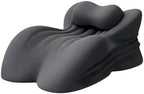 Wedge Pillow kit for preventing snoring and Intimate Contact Provides Multi-Angle Support for Back, Legs and Knees. Used for Couples to Increase Their Feelings and Read Books (Dark Gray) by Unknown