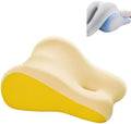 Wedge Pillow for Sleeping, Memory Foam Body Support Pillow for Couples, Orthopedic Positioning Cushion for Reading, Back Hip Knee Pain Relief, Removable Washable Cover (Yellow) by Unknown