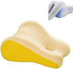 Wedge Pillow for Sleeping, Memory Foam Body Support Pillow for Couples, Orthopedic Positioning Cushion for Reading, Back Hip Knee Pain Relief, Removable Washable Cover (Yellow) by Unknown