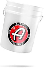 Adam's Wash Bucket (5 Gallon Bucket Only) - Car Wash Detailing Bucket for Auto Washing, Cleaning, Storage and More by AdamsPolishes