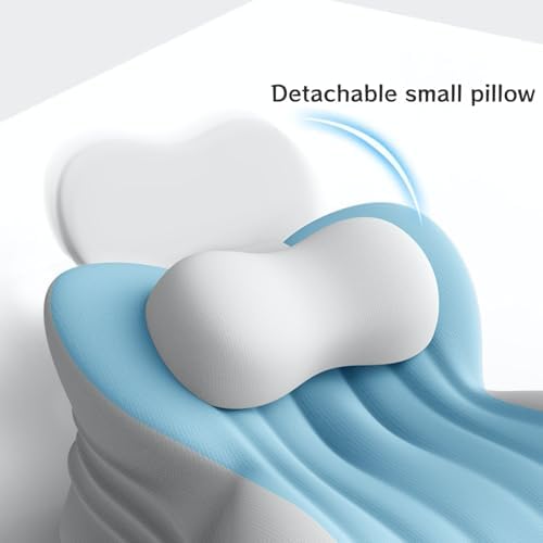 Wedge Pillow kit for preventing snoring and Intimate Contact Provides Multi-Angle Support for Back, Legs and Knees. Used for Couples to Increase Their Feelings and Read Books (Dark Gray) - Image 6