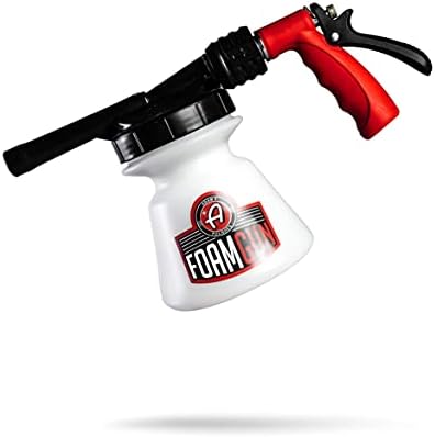 Adam's Foam Gun Car Wash Foam Sprayer - Connects to Garden Hose for Car Washing, No Pressure Washer Required, Use Snow Foam Blaster with Car Soap, Shampoo or Detergent by AdamsPolishes