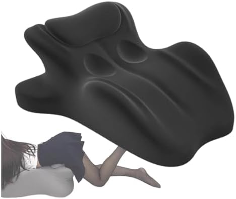 Butt Cushion for Couples, Ergonomic Memory Foam Pillow - Posture Support Pillow for Intimacy, Modern & Simple Style Cushion Suitable for Home Use (Black) by Unknown