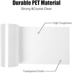 Cat Scratch Guard Tape, 394''x8.2'' Clear Anti Scratch Tape for Furniture, Single Sided Protective Film to Stop Cats & Dogs Scratching Sofa, Door, Walls, Car Interiors - Image 2