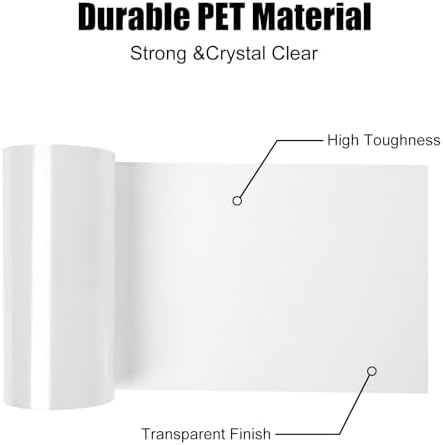 Cat Scratch Guard Tape, 394''x8.2'' Clear Anti Scratch Tape for Furniture, Single Sided Protective Film to Stop Cats & Dogs Scratching Sofa, Door, Walls, Car Interiors - Image 2