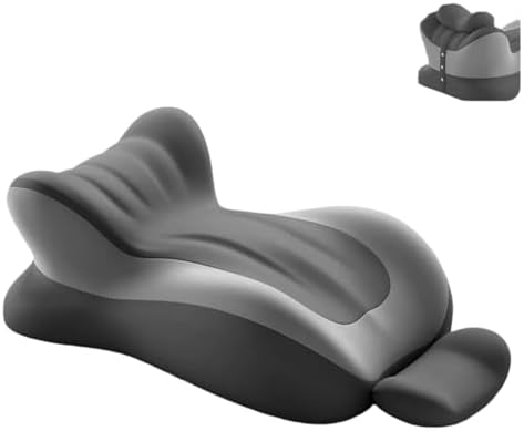 Couple pregnancy pillow-ergonomic memory cotton pillow, specially designed for comfortable sleep and prone reading, to relieve back pain and acid reflux and enhance comfort and intimacy (Double gray) by Unknown