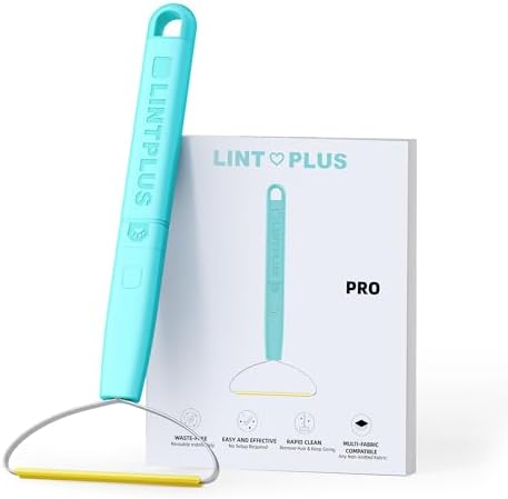 Pro Plus Adjustable-Length LINTPLUS Pet Hair Remover – Compact & Extended Handle Modes, Safe for Furniture, Cars, Carpets & Delicate Fabrics by LINTPLUS