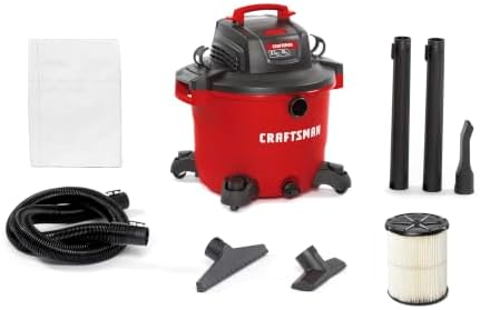 CRAFTSMAN CMXEVBE17595 16 Gallon 6.5 Peak HP Wet Dry Shop Vacuum by CRAFTSMAN