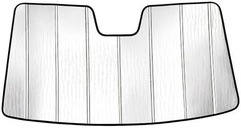 Windshield Sun Shade for Chevrolet Silverado/GMC Sierra 1500/2500HD/3500HD for 2019-2026, Foldable Front Window Shade with 3-Layer Reflective Material by Unknown