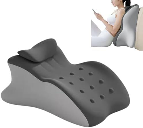 Ergonomic Wedge Pillow for Couples,Memory Foam Intimacy Pillow for Sleeping & Reading,Multi-Angle Support for Back Pain Relief, Prone Sleeping & Sitting Up,Breathable Cover (Colour matching grey) by Unknown