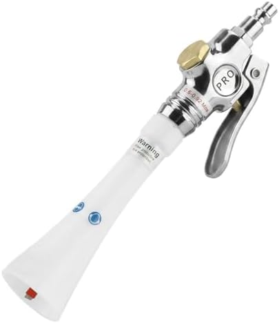 Mini Tornado Car Cleaning Gun, High Pressure Vortex Air Blaster for Interior Detailing, Compact Metal Blow Gun with Trumpet Head, Quickly Blasts Dirt, Works with Air Compressor Tool Kit by Duriumon
