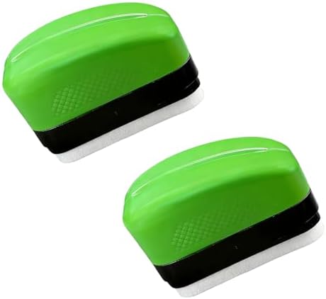 Automotive Oil Film Cleaning Brush, Clear Vision Car Glass Cleaner Prevent Rain and Fog, Reusable Windshield Cleaner Tool, Oil Film Cleaning Brush for Car Windows (2PCS) by Unknown