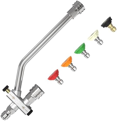 Foam Cannon Dual Connector for Pressure Washer, 1/4" Quick Connector by APOWER