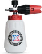 Chem-X Chrome Cannon 2.0 Foam Cannon (Red HDPE Bottle, 34 Oz Capacity) by Chem-X