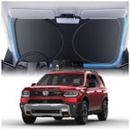 Windshield Sun Shade for Honda Passport/Ridgeline 2000-2026, Custom Fit Sunshade, 100% UV Block & Heat Insulation, Custom Fit Sunshade, Foldable Car Sunshade with Storage Bag by Amadaw