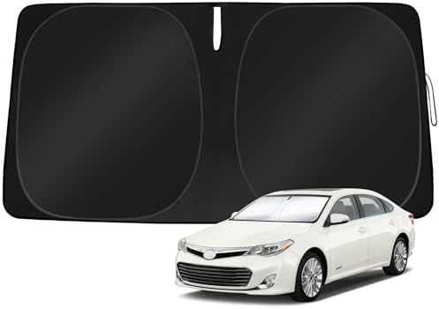 Windshield Sun Shade Custom Fit Toyota Avalon 2013-2018 by TOBNIFFDSunShade