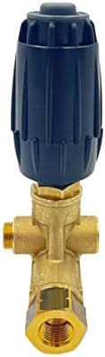 Annovi Reverberi VRT3-310EZ Unloader, Black Spring, 4500 PSI, 10.5 GPM, Adjustment Knob, EZ Start, Brass - Image 3