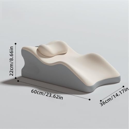 Couples Pillow for Intimacy,Memory Foam Intimacy Butt Pillow Cushion for Lumbar Support,27° Angle Posture Support Intimacy Pillows,Prone Sleeping Pillows,Provides Waist and Neck Support #b - Image 5