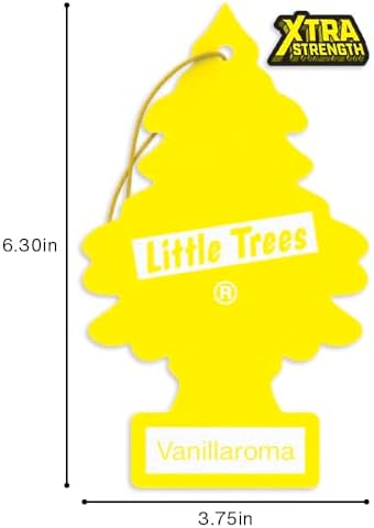 LITTLE TREES Car Air Freshener Xtra Strength Provides Long-Lasting Scent for Auto or Home Extra Boost of Fragrance Vanillaroma, 24 Air Fresheners (Pack of 36) - Image 6