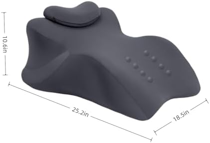 Waterproof Pillow-Memory Foam Hip-Lifting Positioning Wedge Ergonomic Couple Comfort pad, Pregnancy and Bed Reading Support, Machine Washable Coat. (Black) - Image 2