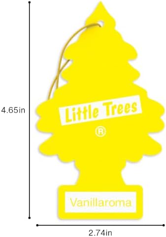 LITTLE TREES Car Air Freshener | Hanging Tree Provides Long Lasting Scent for Auto and Home | 24 Air Fresheners |Vanillaroma - Image 6