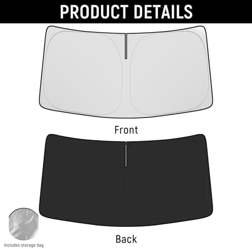 Windshield Sun Shade for Hyundai 2020-2025 2026 Palisade Accessories (OEM Size) Auto Interior Front Window Sun Visor Heat Protection - Image 7