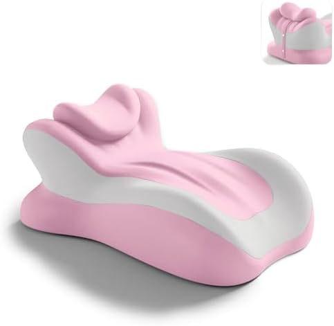Adjustable Intimacy & Pregnancy Support Pillow - Ergonomic Foam Wedge Cushion for Back Pain, Sitting, Lying, Multi-Position with Removable Washable Cover (Pink) by Unknown