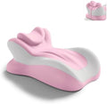 Adjustable Intimacy & Pregnancy Support Pillow - Ergonomic Foam Wedge Cushion for Back Pain, Sitting, Lying, Multi-Position with Removable Washable Cover (Pink) by Unknown