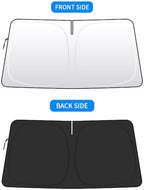 Front Windshield Sun Shade Custom Fit Compatible for Maserati Levante 2017-present Sunshade Foldable UV Ray Reflector Sun Visor Protector Shield Cover Reflective (for Maserati Levante 2017-present) - Image 5