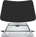 Car Windshield Sun Shade for Hyundai 2018-2023 Kona Accessories (OEM Design) Reflective Foldable Heat Insulation Sunshade for Ultimate Protection by Unknown