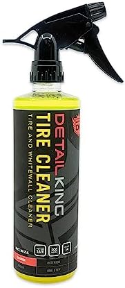 Detail King Tire and Whitewall Cleaner - Contains Darkening Agent - For Use Before Applying Tire Dressing - 16 oz by DetailKing