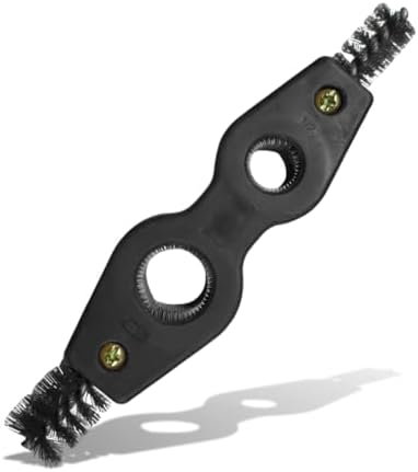 4 in 1 Car Battery Terminal Cleaning Brush, Anti-Rust Copper Pipe Cleaner, Anti-Corrosion Battery Terminal Brush, Universal Marine Plumbing Installation Soldering Brazing Accessories (Black) by Unknown
