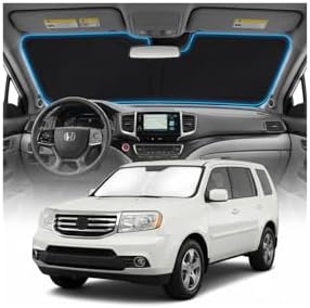 for Honda Pilot Sun Shade Windshield Cover - Custom Fit Pilot Accessories 2016-2025 2026 Sunshade Foldable UV Protection & Heat Shield Sun Visor Accessories by Unknown