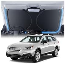 Windshield Sun Shade for Subaru Forester 2000-2026, Custom Fit Sunshade, 100% UV Block & Heat Insulation, Foldable Car Sunshade with Storage Bag, Protect Interior Accessories by Amadaw