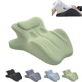 Memory Foam Couples Pillow Set - Intimacy Butt Pillow Cushion for Lumbar Support, 27° Lift Waterproof Posture Support Pillow with Eye mask and earplugs Modern Style for Home Bedroom (Green) by Unknown