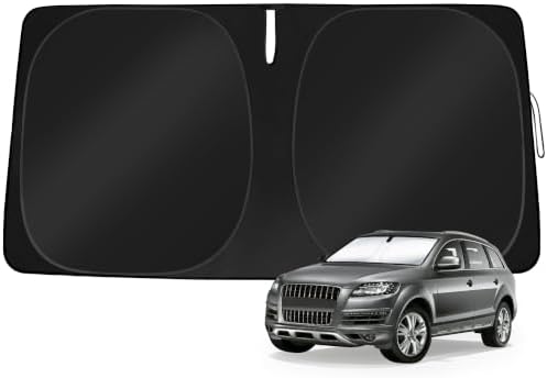 Windshield Sun Shade Custom Fit Audi Q7 2007-2015 by TOBNIFFDSunShade