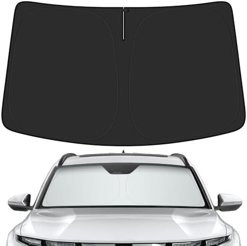 Car Windshield Sun Shade for Hyundai 2022-2025 2026 Santa Cruz Accessories (OEM Design) Reflective Foldable Heat Insulation Sunshade for Ultimate Protection by Unknown