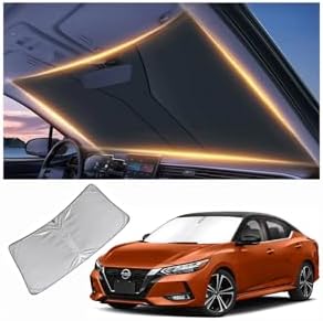 Windshield Sun Shade for Nissan Sentra Front Window Shades Cover for 2010-2025 2026 Sentra Windshield Sun Visor Protector Car Accessories by LZYYQX