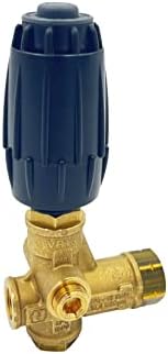 Annovi Reverberi VRT3-310EZ Unloader, Black Spring, 4500 PSI, 10.5 GPM, Adjustment Knob, EZ Start, Brass by AR+ANNOVI+REVERBERI