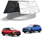 KUST Windshield Sun Shade Umbrella for 2011-2025 2026 Kia Sportage | Custom Fit Windshield Sunshade | Foldable Sunshade with Bendable Handle | Blocks Heat & UV Rays Keep Car Cool Sunshield by KUST
